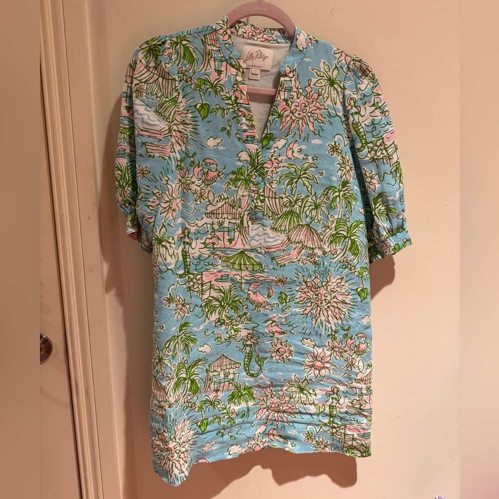 Lilly Pulitzer mialeigh linen dress
